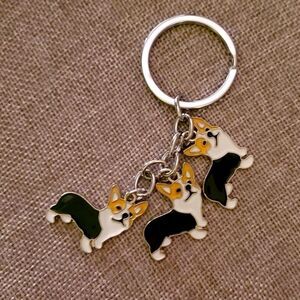 Corgi Dog Keychain